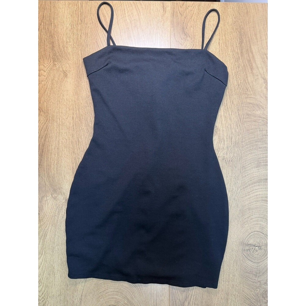 Lulus Black Bodycon Mini Dress Chic Little Black Dress Women’s Small - Picture 2 of 9